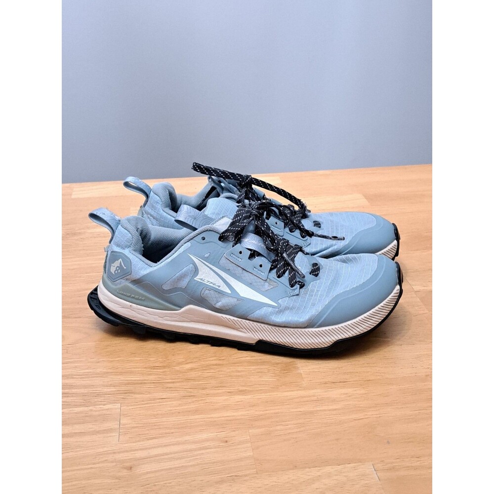 Altra Lone Peak 8 Trail Running Hiking Shoes Womens Size 7 Mineral Blue Sneakers